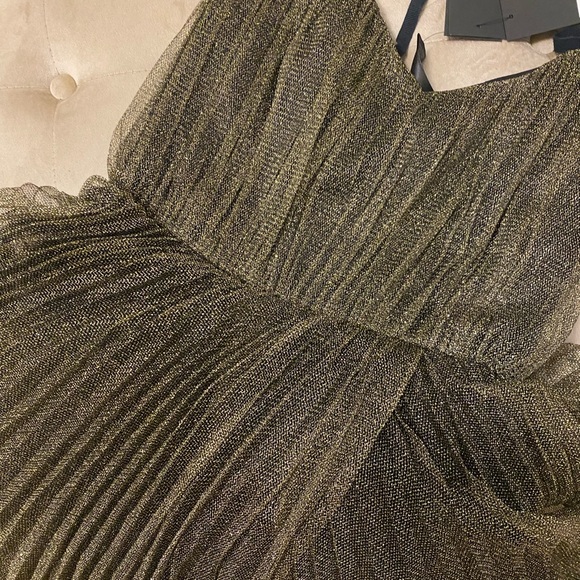 Marc jacobs gold tulle dress midi size 0 - Picture 8 of 15